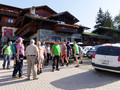 5.07.2015: Départ du groupe A pour le Refuge des Guides d'Ayas